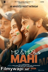 Mr And Mrs Mahi (2024) Hindi Movie poster