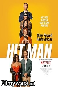 Hit Man (2024) Hollywood Hindi Dubbed poster