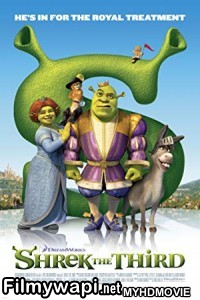 Shrek The Third (2007) Hindi Dubbed poster