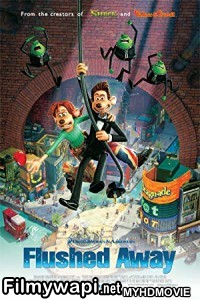 Flushed Away (2006) Hindi Dubbed poster