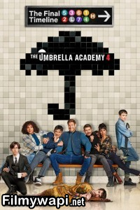 The Umbrella Academy (2024) Season 4 Hindi Web Series poster