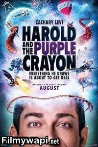 Harold And The Purple Crayon (2024) Hollywood Hindi Dubbed poster