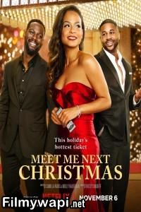 Meet Me Next Christmas (2024) Hollywood Hindi Dubbed poster