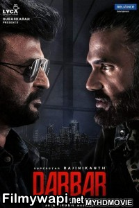 Darbar (2020) Hindi Dubbed Movie poster