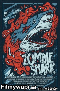 Zombie Shark (2015) Hindi Dubbed poster