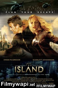 The Island (2005) Hindi Dubbed poster