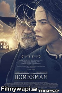 The Homesman (2014) Hindi Dubbed poster