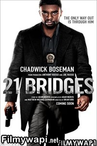 21 Bridges (2019) Hindi Dubbed poster