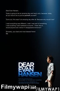 Dear Evan Hansen (2021) Hindi Dubbed poster