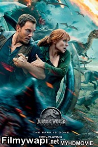 Jurassic World Fallen Kingdom (2018) Hindi Dubbed poster