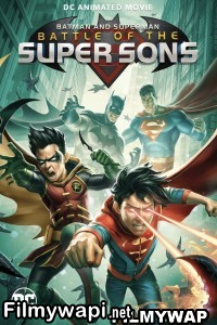 Batman And Superman Battle Of The Super Sons (2022) Hindi Dubbed poster