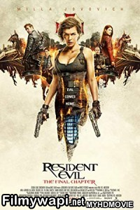 Resident Evil The Final Chapter (2016) Hindi Dubbed poster