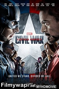 Captain America Civil War (2016) Hindi Dubbed poster