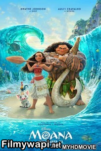 Moana (2016) Hindi Dubbed poster