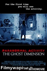 Paranormal Activity The Ghost Dimension (2015) Hindi Dubbed poster