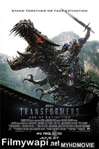 Transformers Age Of Extinction (2014) Hindi Dubbed poster