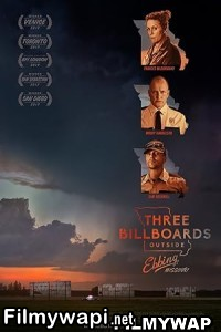 Three Billboards Outside Ebbing Missouri (2017) Hollywood Hindi Dubbed poster