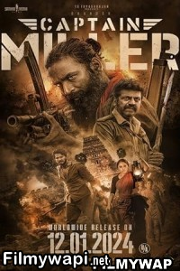 Captain Miller (2024) Hindi Dubbed Movie poster