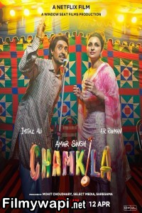 Amar Singh Chamkila (2024) Hindi Movie poster